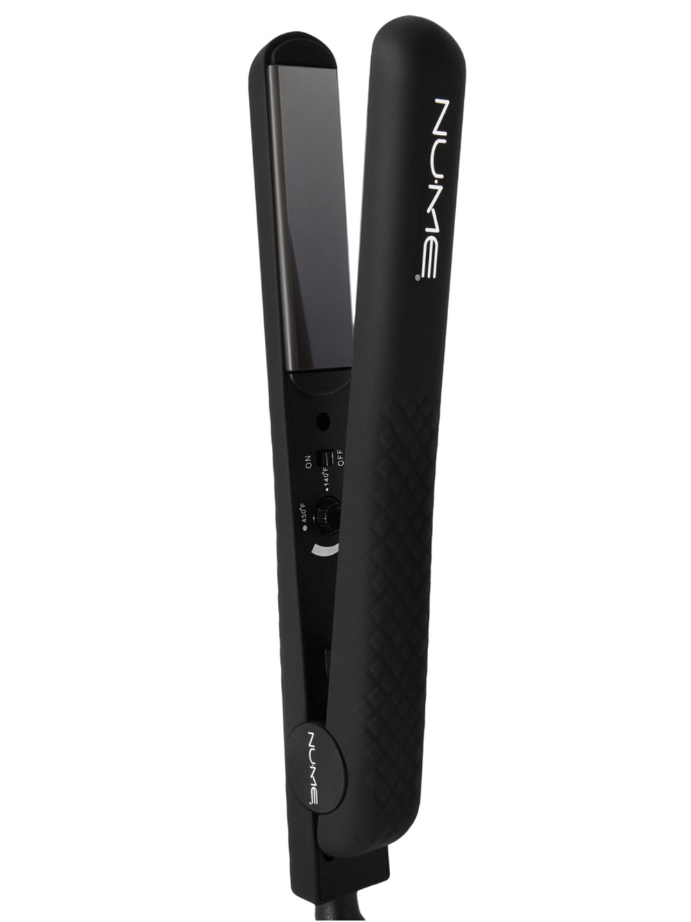 NuMe Black Ceramic Flat Hair Straightener 1”